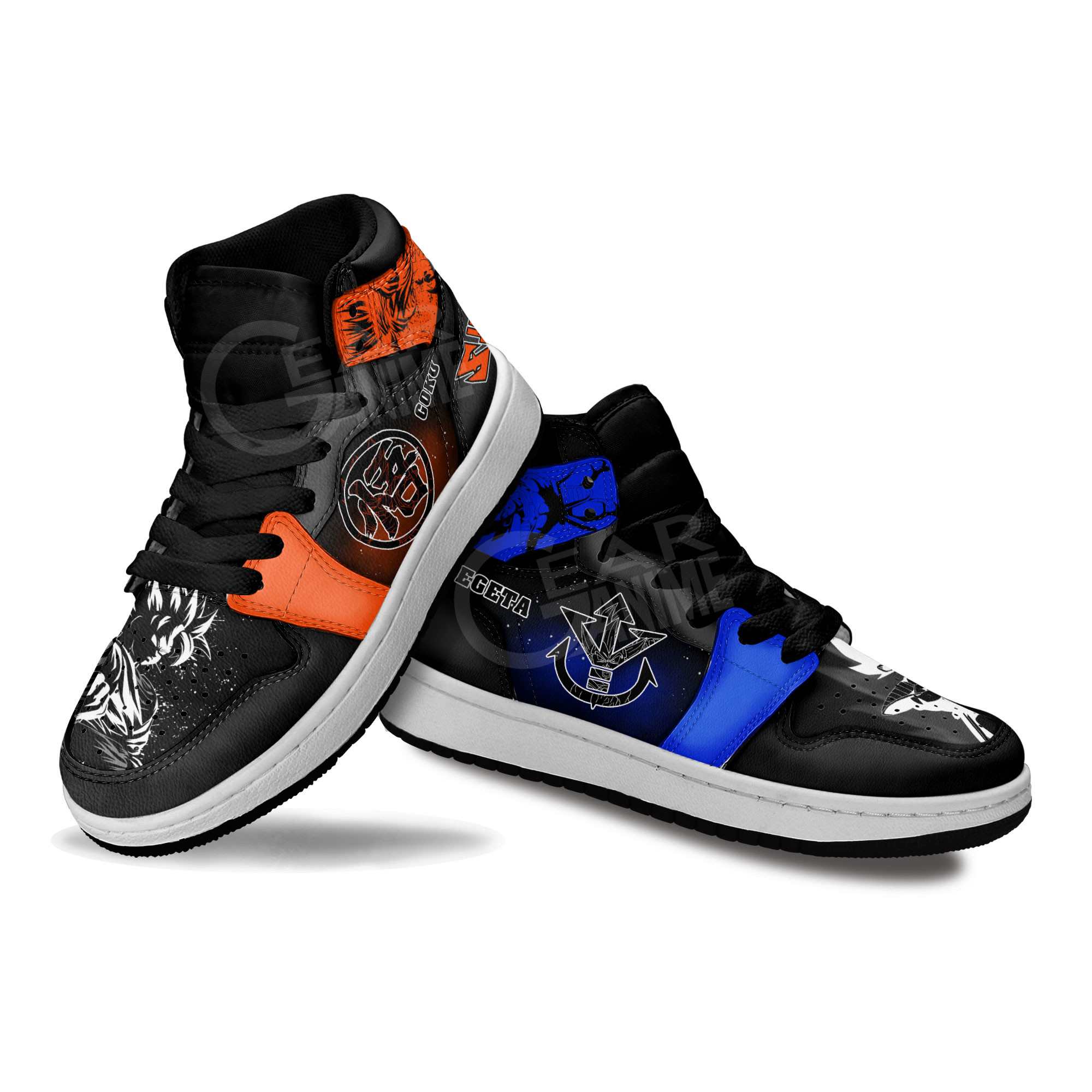 Vegeta and Goku Kids Sneakers Dragon Ball Anime Shoes For Kids