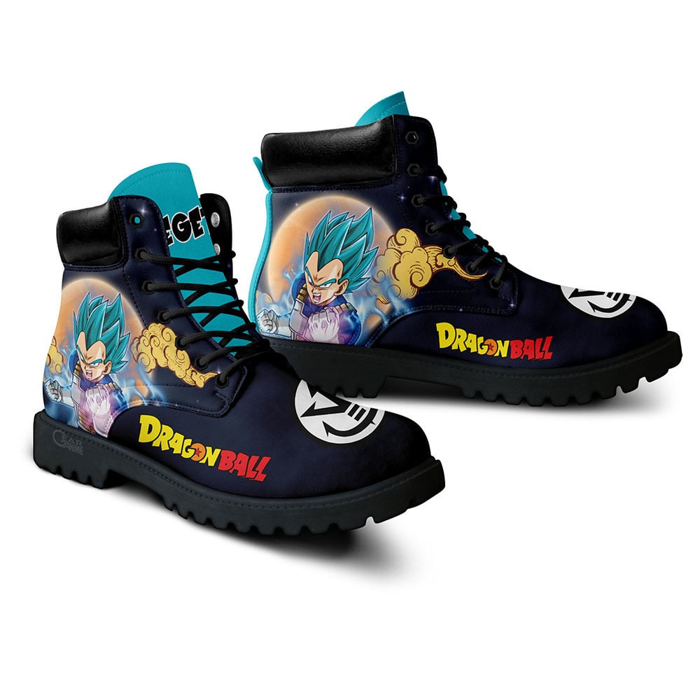 Vegeta Blue Boots Dragon Ball Custom Anime Shoes