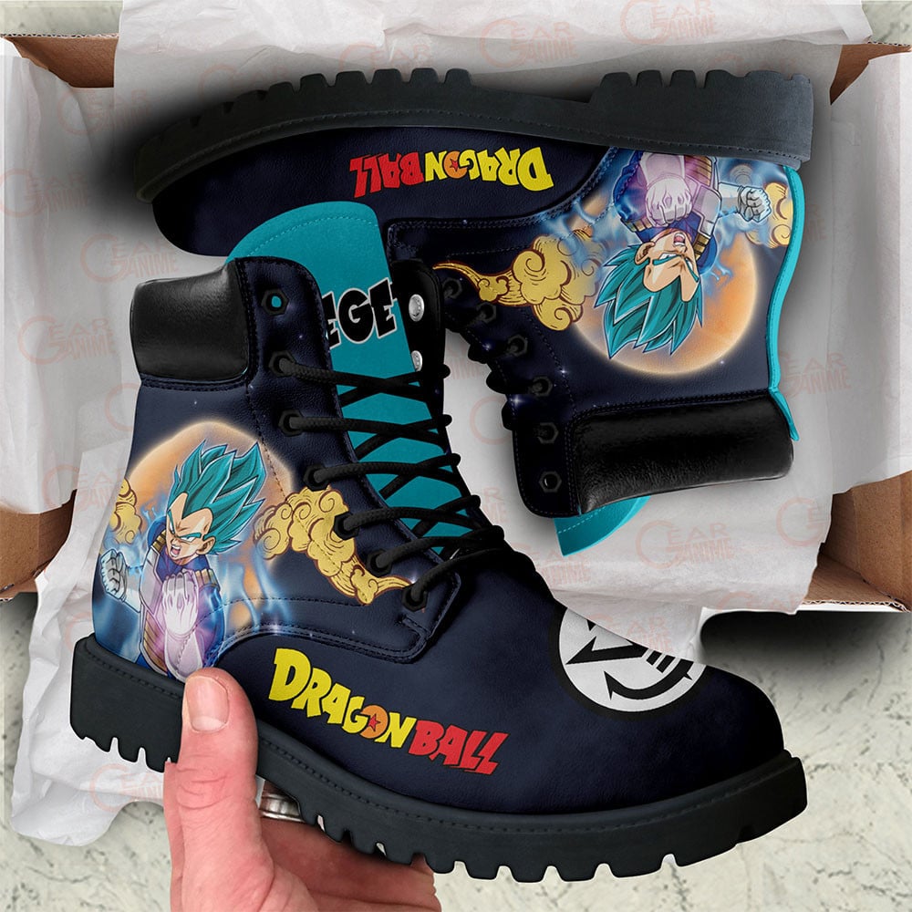 Vegeta Blue Boots Dragon Ball Custom Anime Shoes