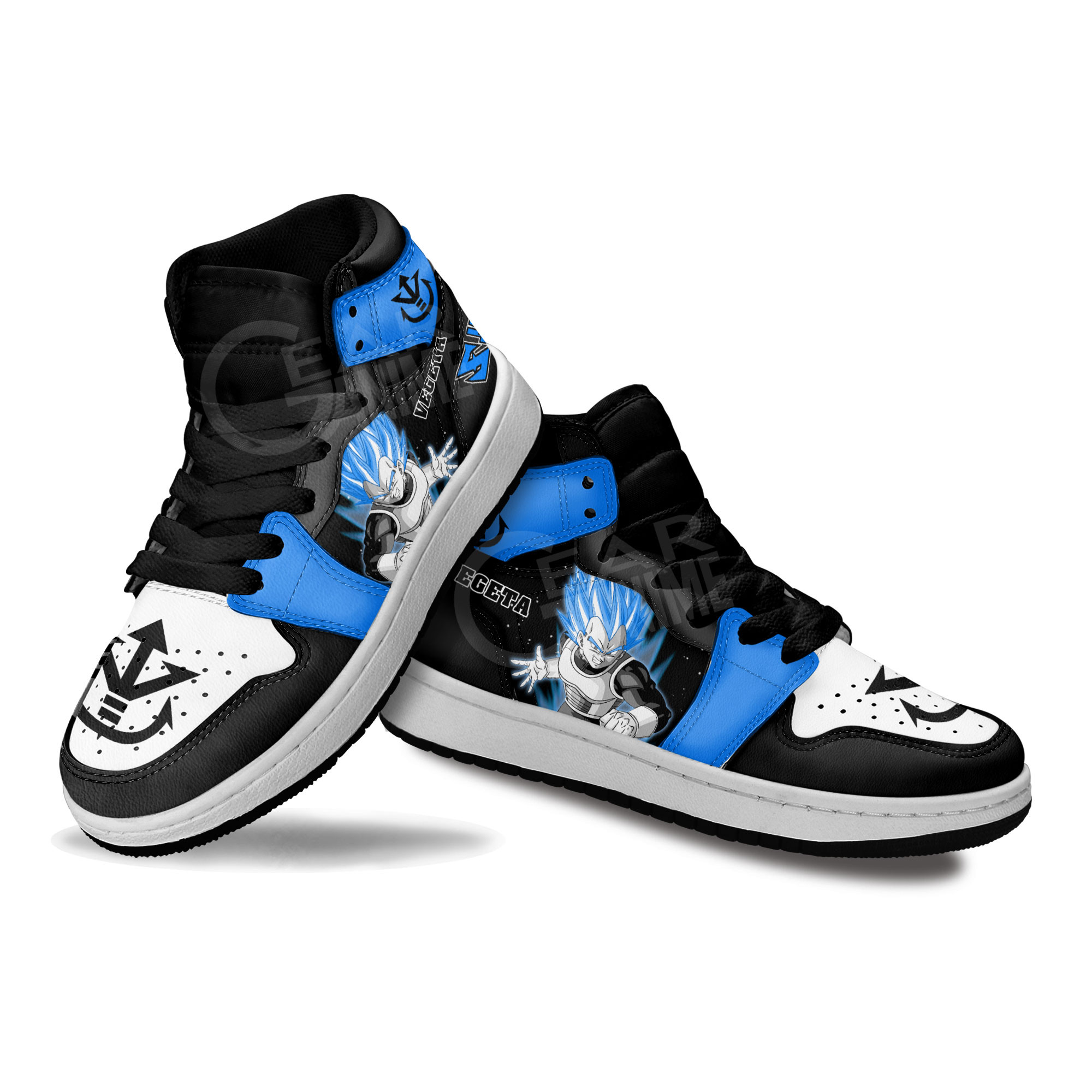 Vegeta Blue Kids Sneakers Dragon Ball Anime Shoes For Kids