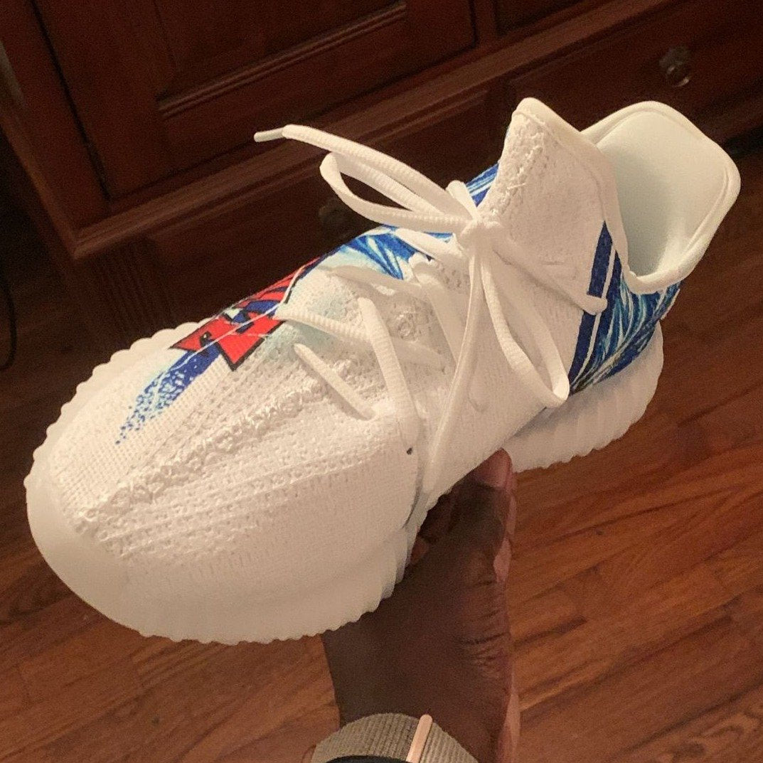 Vegeta Blue Shoes Super Saiyan Custom Dragon Ball Perfect Gifts For DBZ Fan