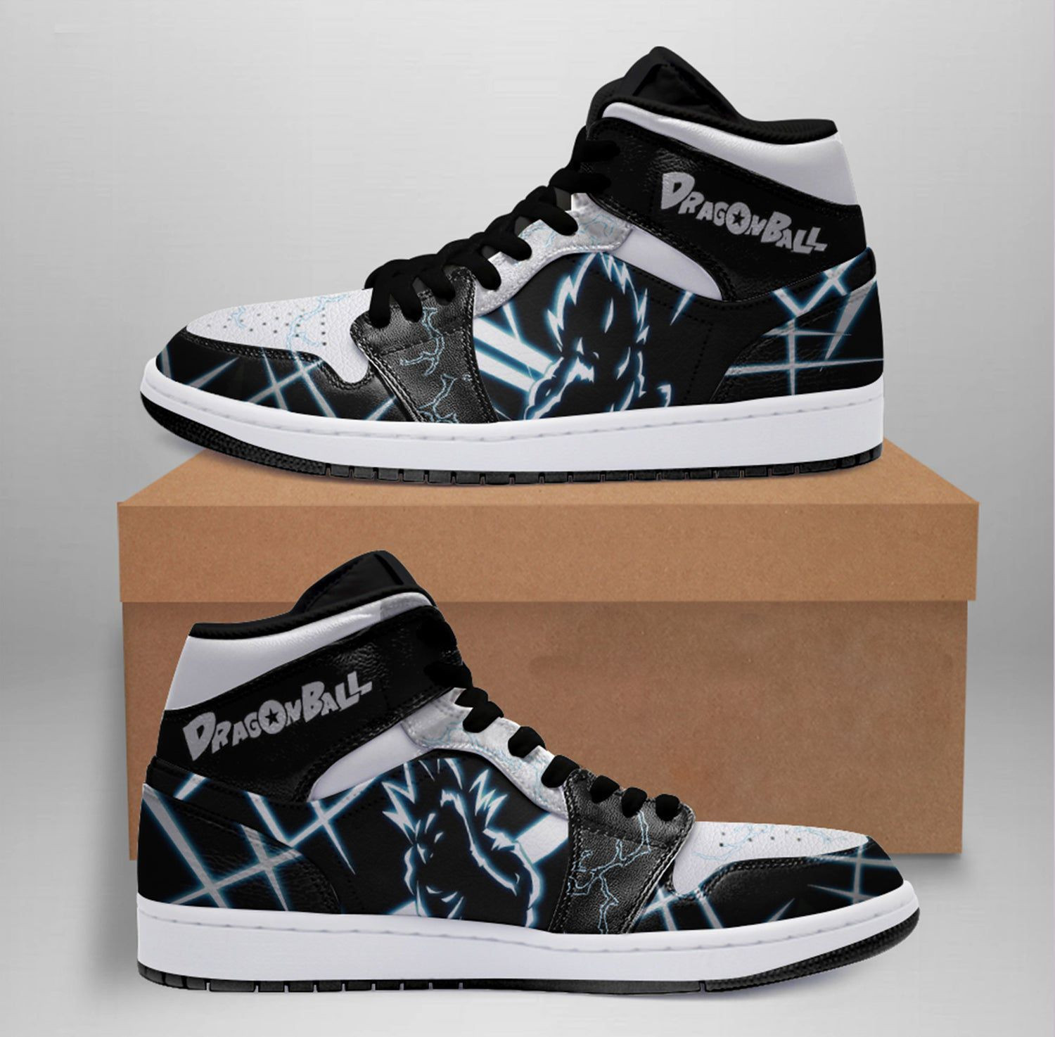 Vegeta Dragon Ball 1 High Top Air Jordan Sneaker, Air Jordan Hightop