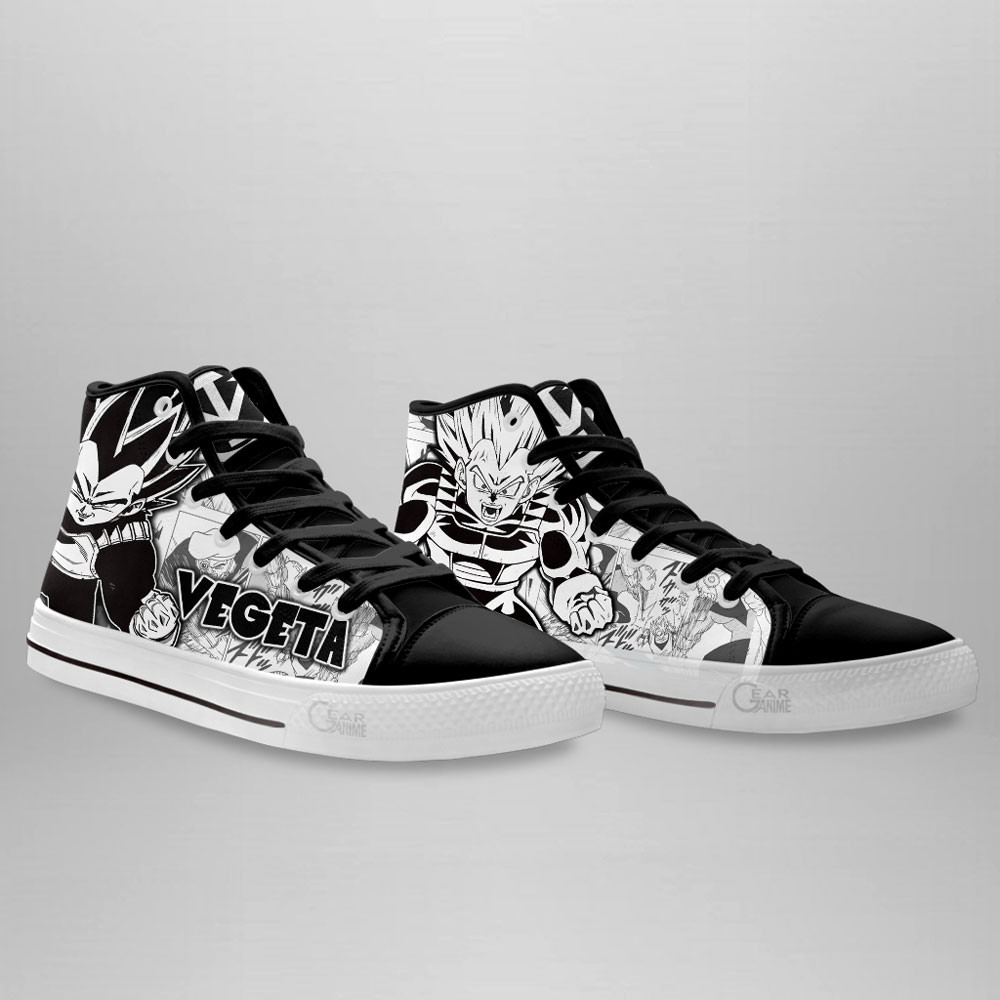 Vegeta High Top Shoes Dragon Ball Custom Manga Sneakers