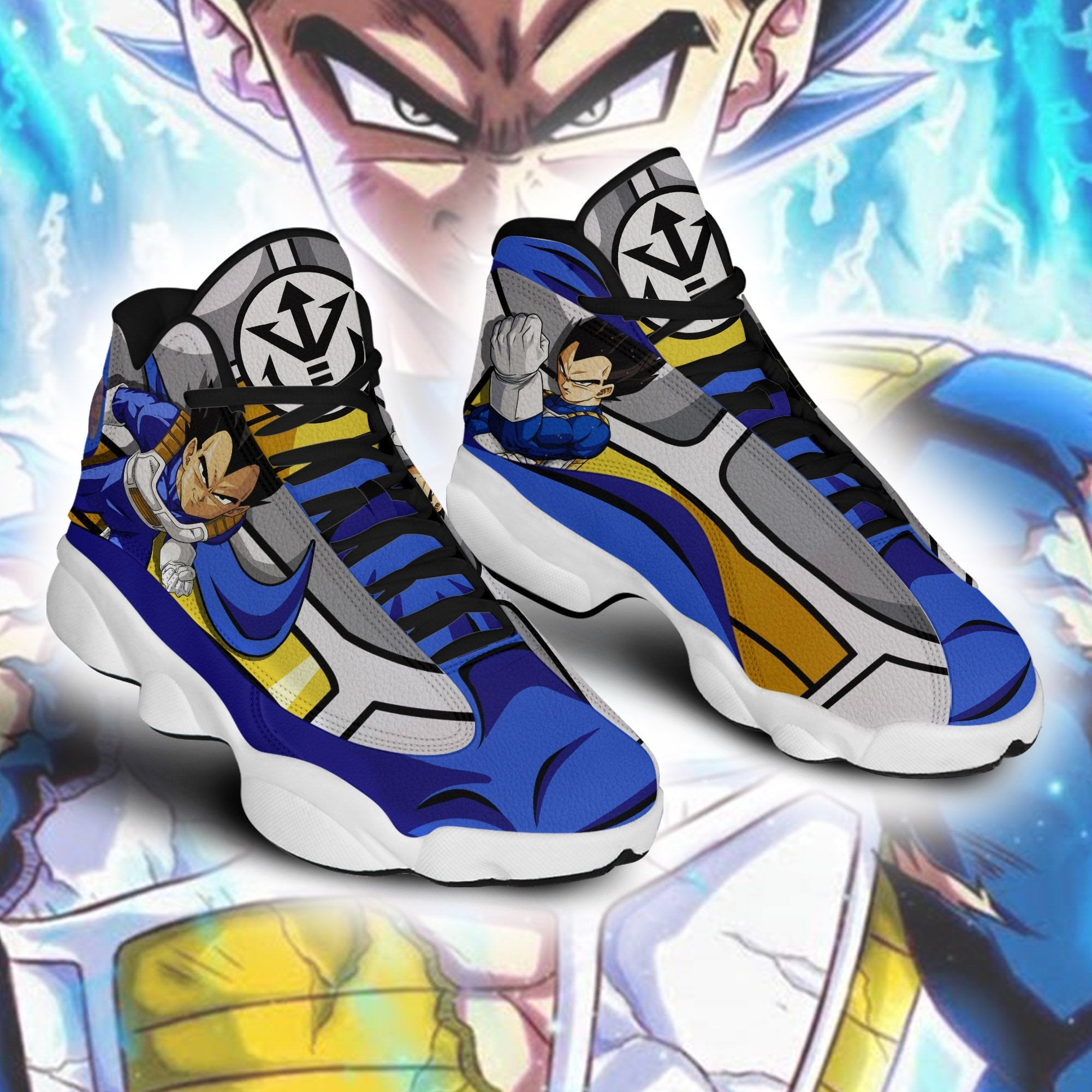 Vegeta JD13 Sneakers Custom Anime Dragon Ball Shoes