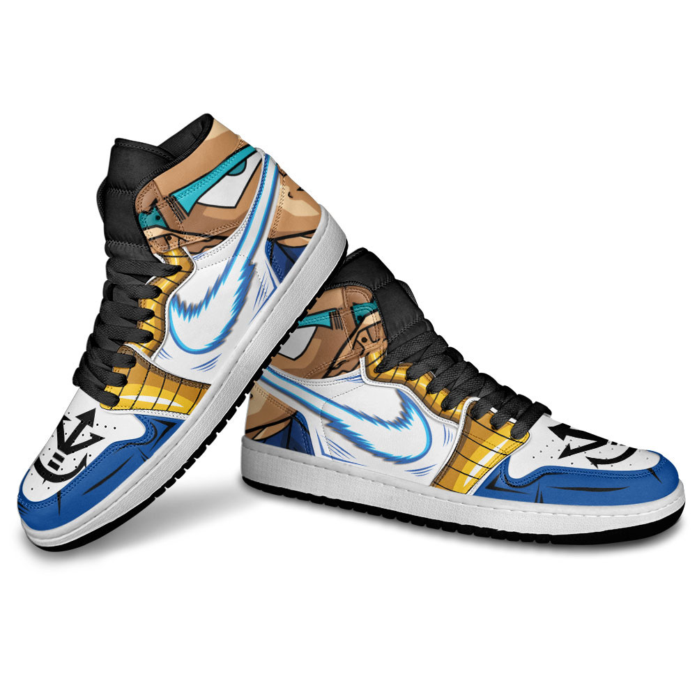 Vegeta JD1s Sneakers Dragon Ball Anime Shoes, Air Jordan Hightop