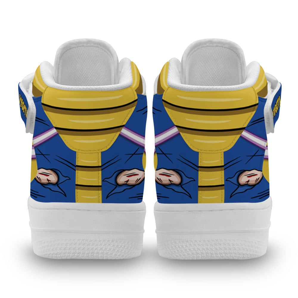 Vegeta Ki Blast Sneakers Air Mid Custom Dragon Ball Anime Shoes