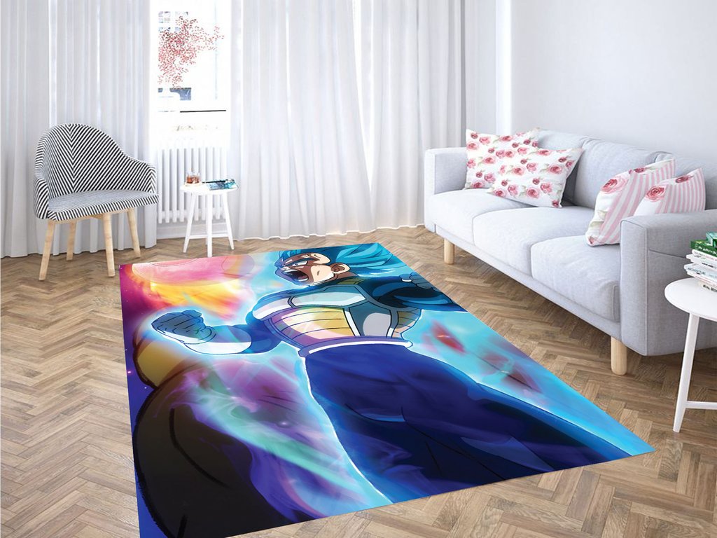 Vegeta Power Living Room Modern Carpet Rectangle Rug