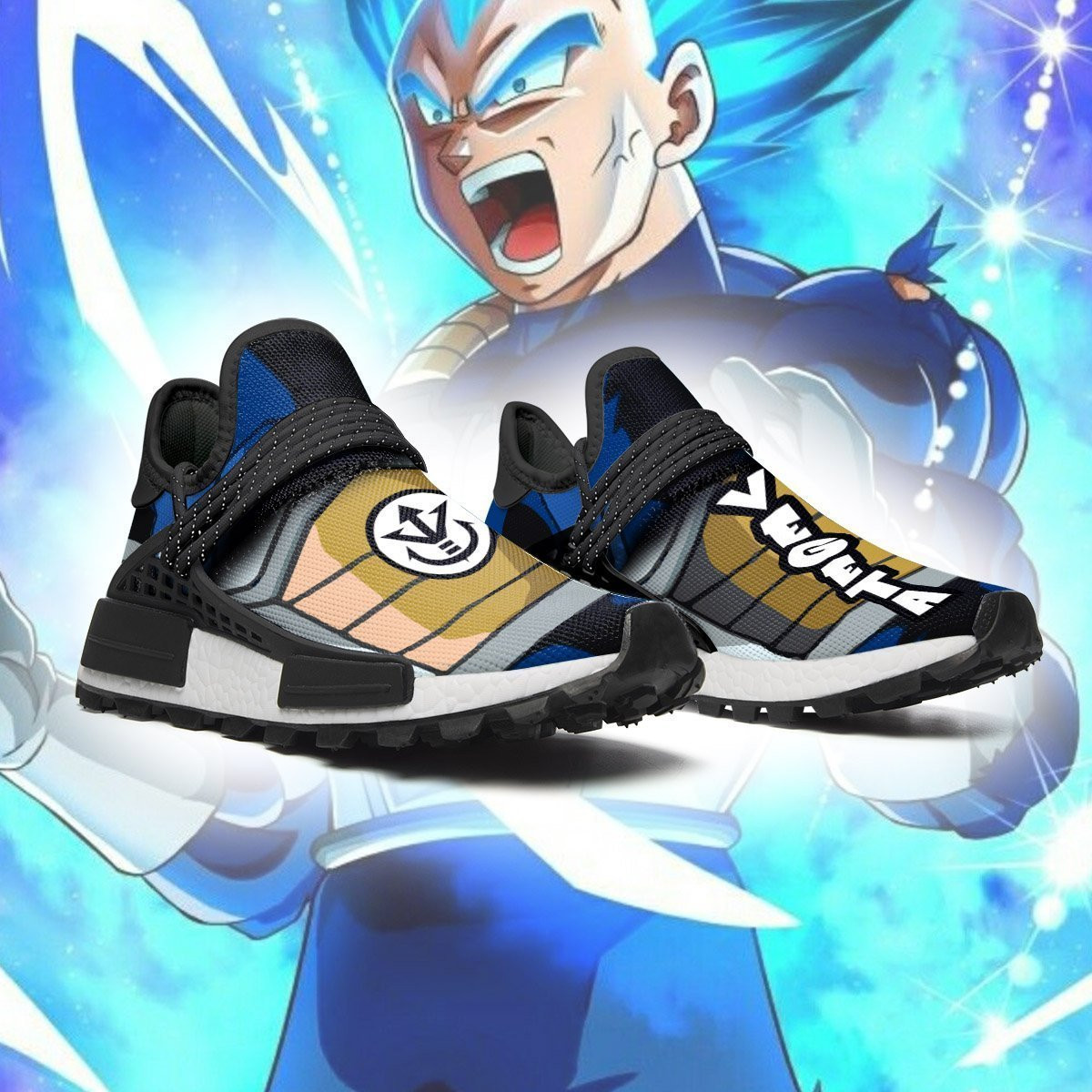 Vegeta Sneakers Uniform Dragon Ball Anime Shoes, NMD Shoes