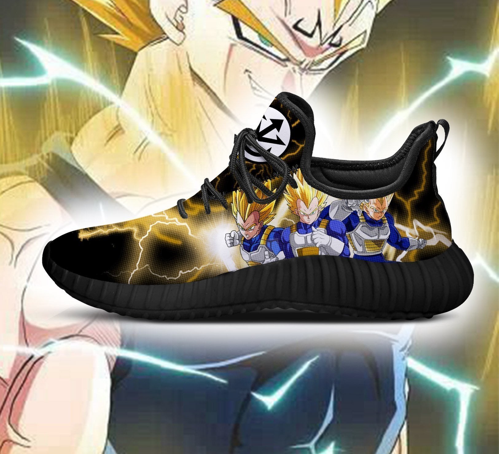 Vegeta SSJ Reze Shoes Custom Dragon Ball Anime Shoes