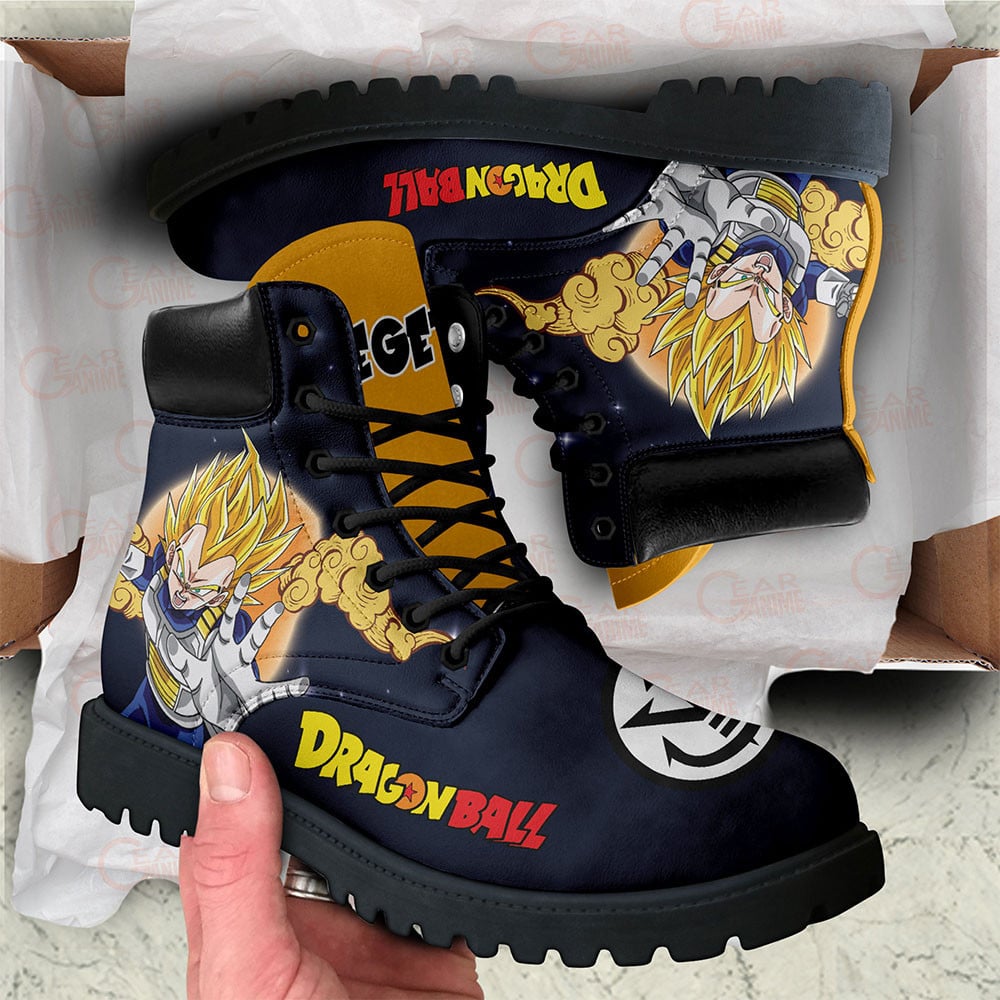 Vegeta Super Saiyan Boots Dragon Ball Custom Anime Shoes