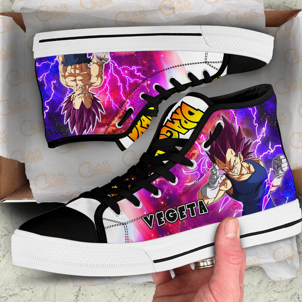 Vegeta Ultra Ego High Top Shoes Dragon Ball Super Custom Anime Sneakers