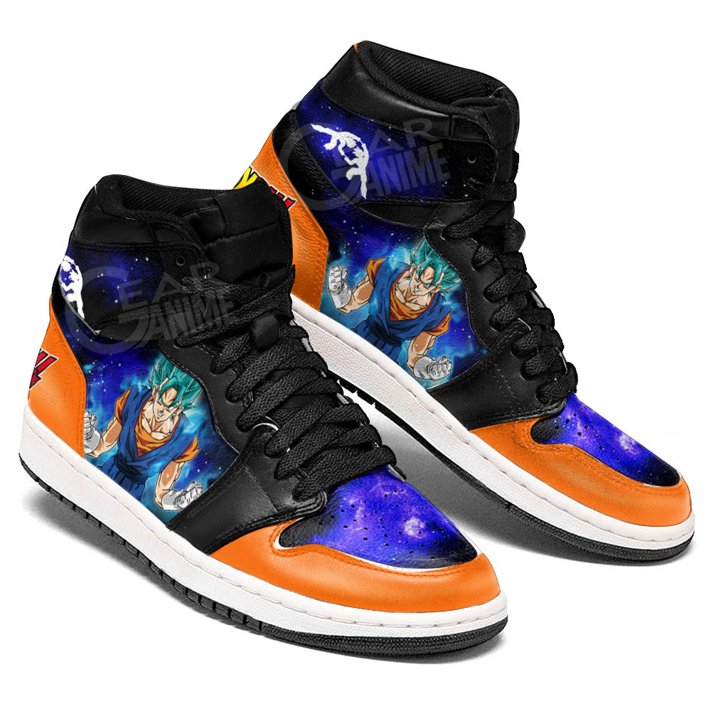 Vegeto JD1s Sneakers Dragon Ball Anime Shoes Mix Galaxy, Air Jordan Hightop