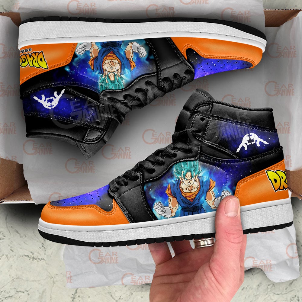 Vegeto JD1s Sneakers Dragon Ball Anime Shoes Mix Galaxy, Air Jordan Hightop