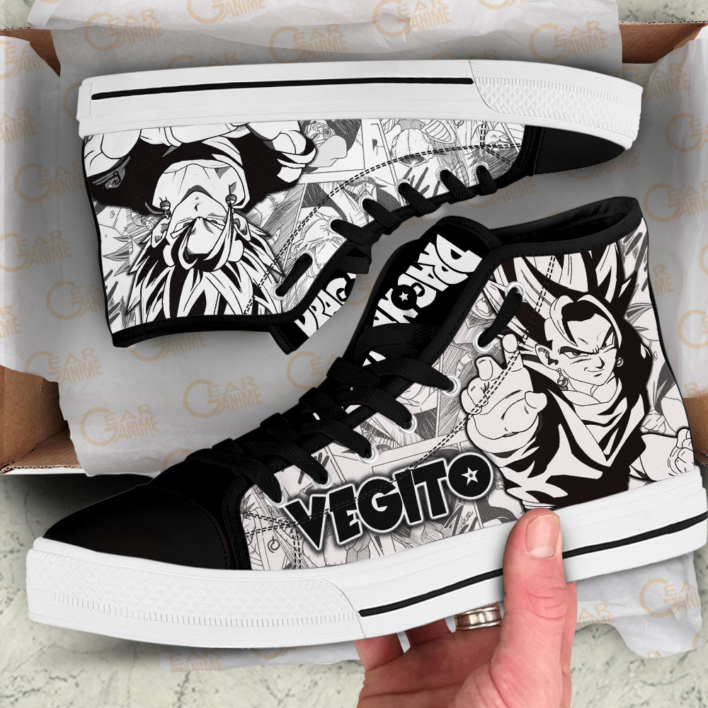 Vegito High Top Shoes Dragon Ball Custom Manga Sneakers