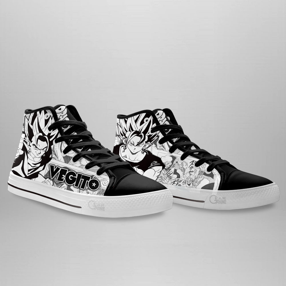 Vegito High Top Shoes Dragon Ball Custom Manga Sneakers