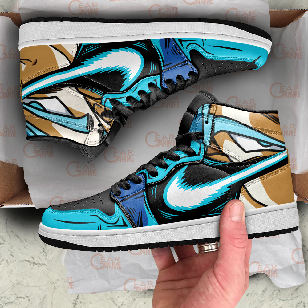 Vegito JD1s Sneakers Dragon Ball Anime Shoes, Air Jordan Hightop