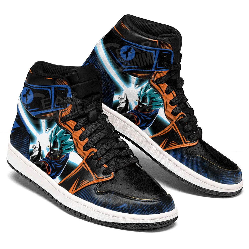 Vegito JD1s Sneakers Dragon Ball Anime Shoes Amoled Art Style, Air Jordan Hightop