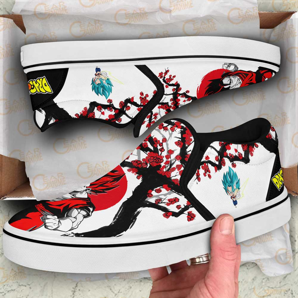 Vegito Slip-On Shoes Canvas Custom Anime Dragon Ball Shoes