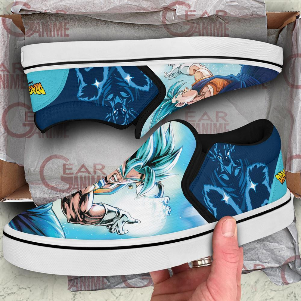 Vegito Slip-On Shoes Canvas Dragon Ball Custom Anime Shoes