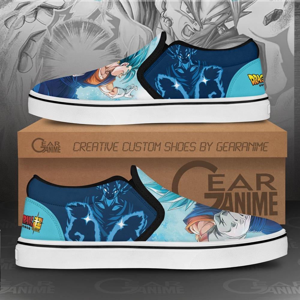 Vegito Slip-On Shoes Canvas Dragon Ball Custom Anime Shoes