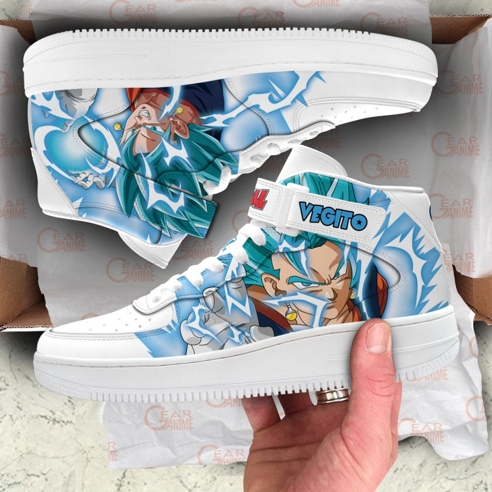 Vegito Sneakers Air Mid Custom Dragon Ball Anime Shoes