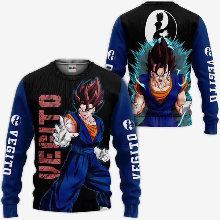 Vegito Sweater – Vegito Shirt – Vegito Dragon Ball Z Black Christmas Sweater