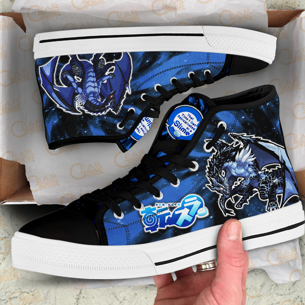 Veldora Tempest High Top Shoes Custom Reincarnated as a Slime Anime Sneakers