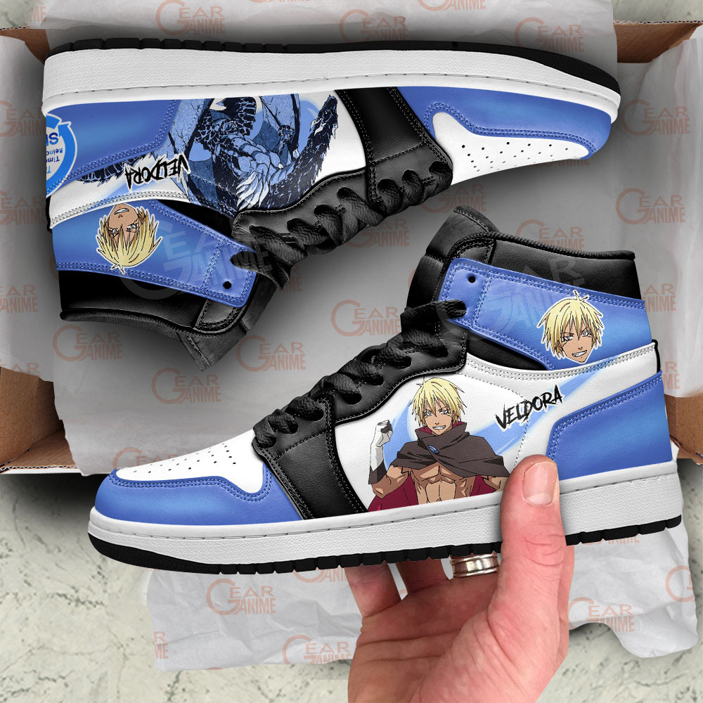Veldora Tempest JD1s Sneakers Reincarnated as a Slime Anime Shoes, Air Jordan Hightop
