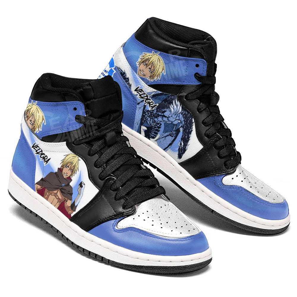 Veldora Tempest JD1s Sneakers Reincarnated as a Slime Anime Shoes, Air Jordan Hightop
