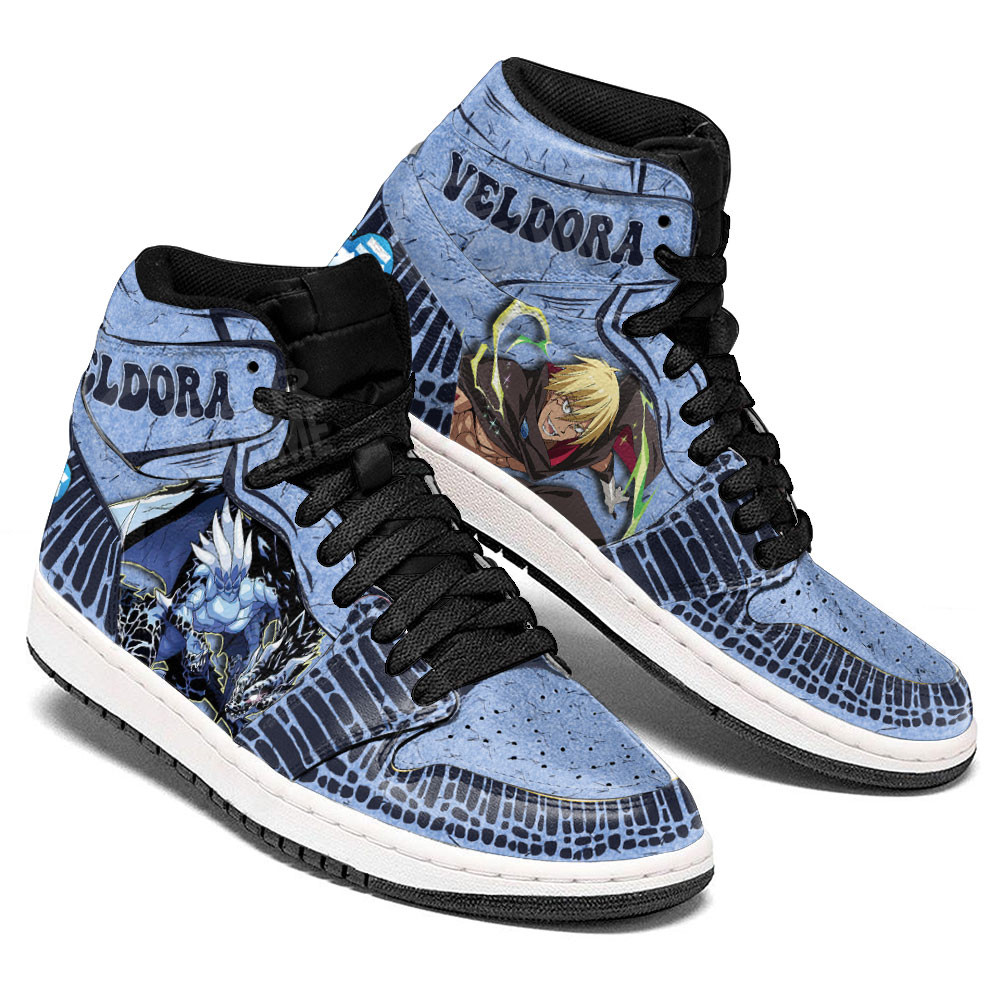 Veldora Tempest JD1s Sneakers Reincarnated as a Slime Anime Shoes Great Gift, Air Jordan Hightop