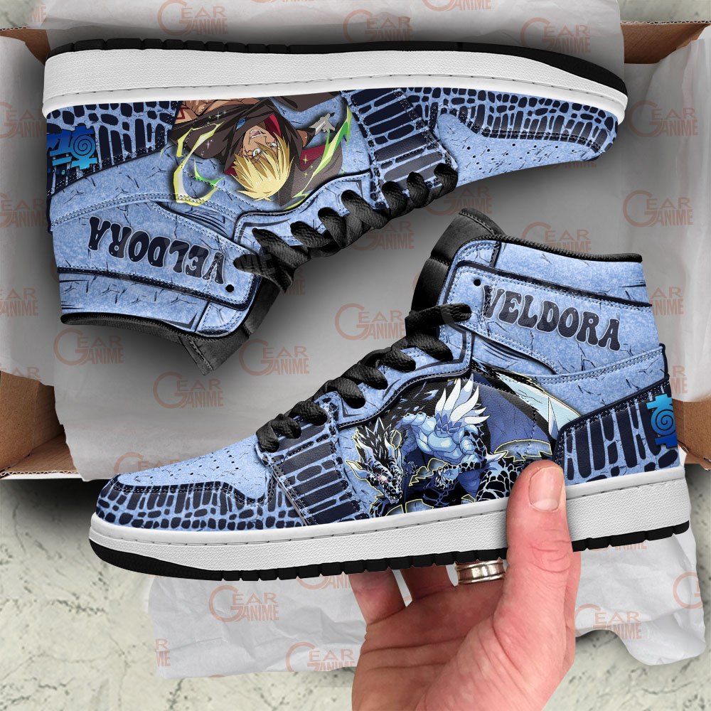 Veldora Tempest JD1s Sneakers Reincarnated as a Slime Anime Shoes Great Gift, Air Jordan Hightop