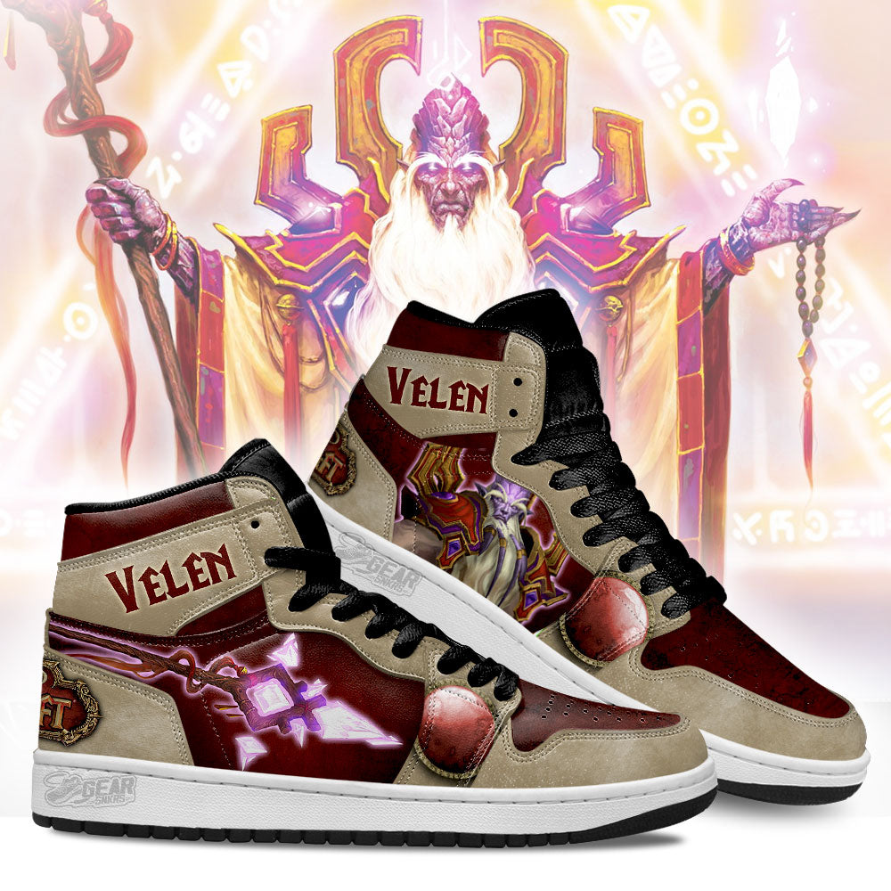 Velen World of Warcraft JD Sneakers Shoes For Fans, Air Jordan Hightop
