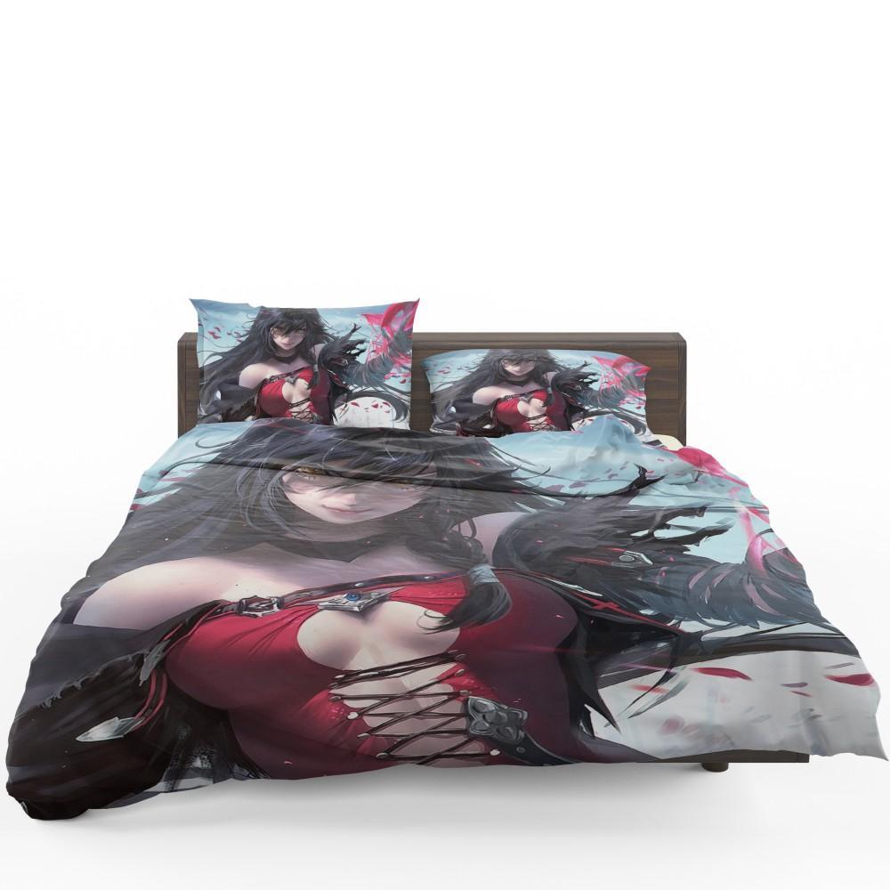 Velvet Crowe Hot Anime Girl Duvet Cover Bedding Set