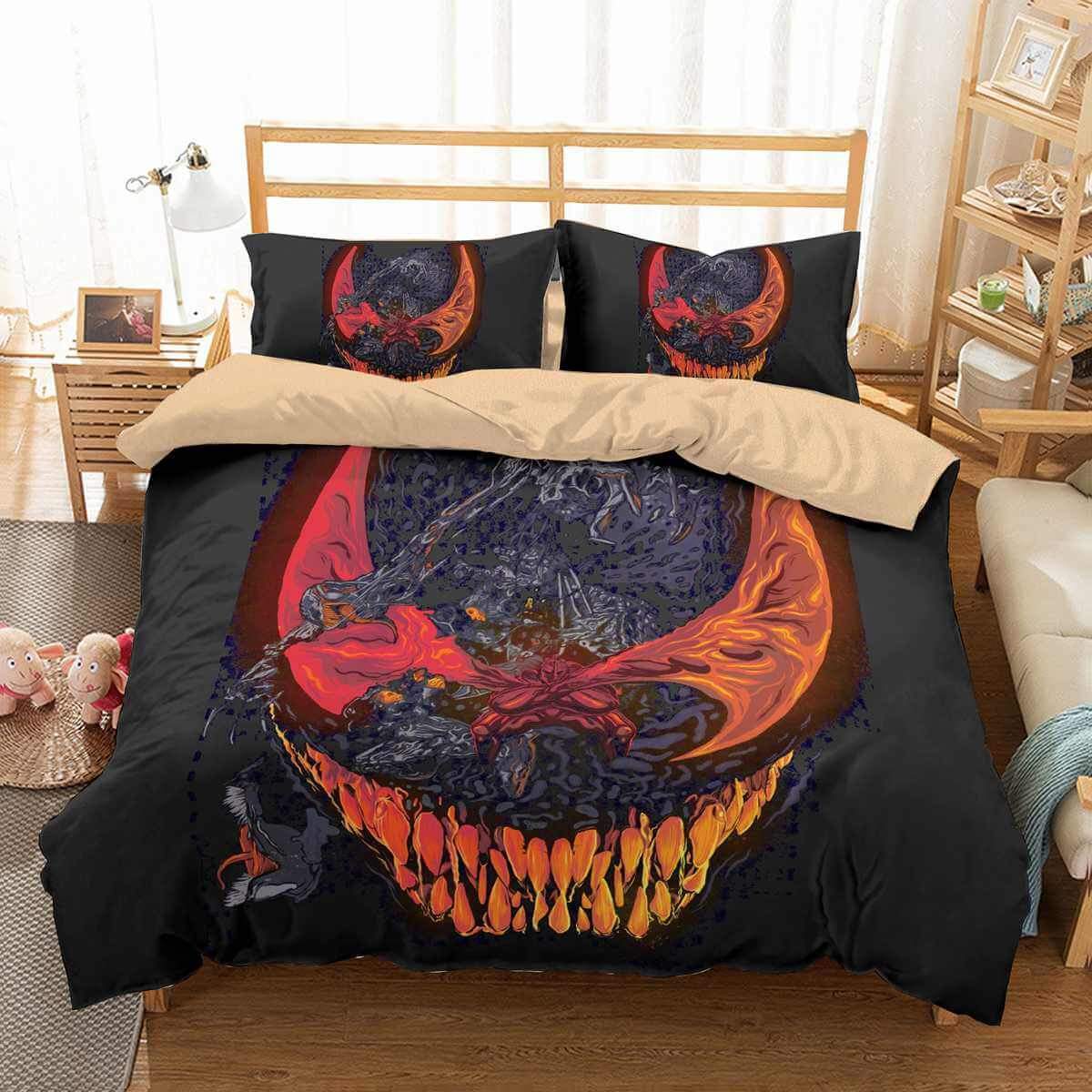 Venom 3D Customized Duvet Cover Bedding Set