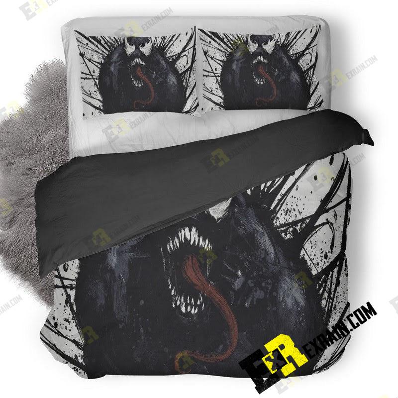 Venom Artwork Hd Marvel Vt 3D Customized Duvet Cover Bedding Set