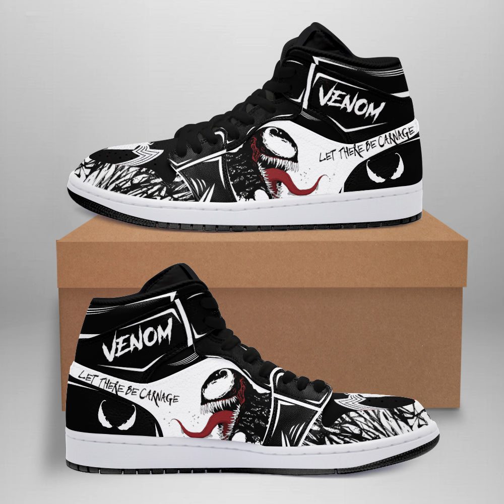 Venom Let There Be Carnage JD Sneakers Shoes, Air Jordan Hightop
