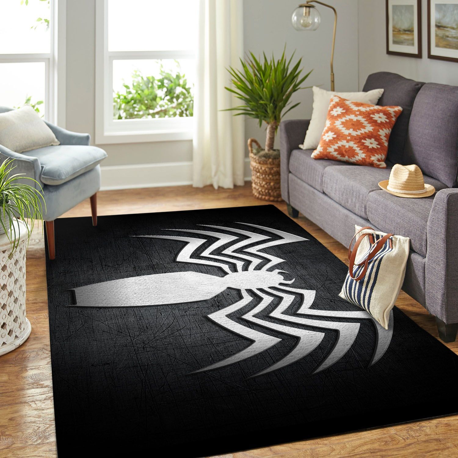 Venom Living Room Area Rectangle Rug