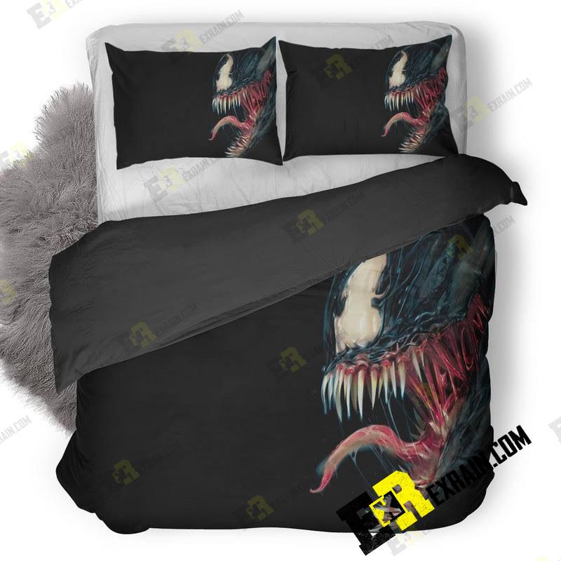Venom Movie 5K Poster Xk 3D Customized Duvet Cover Bedding Set