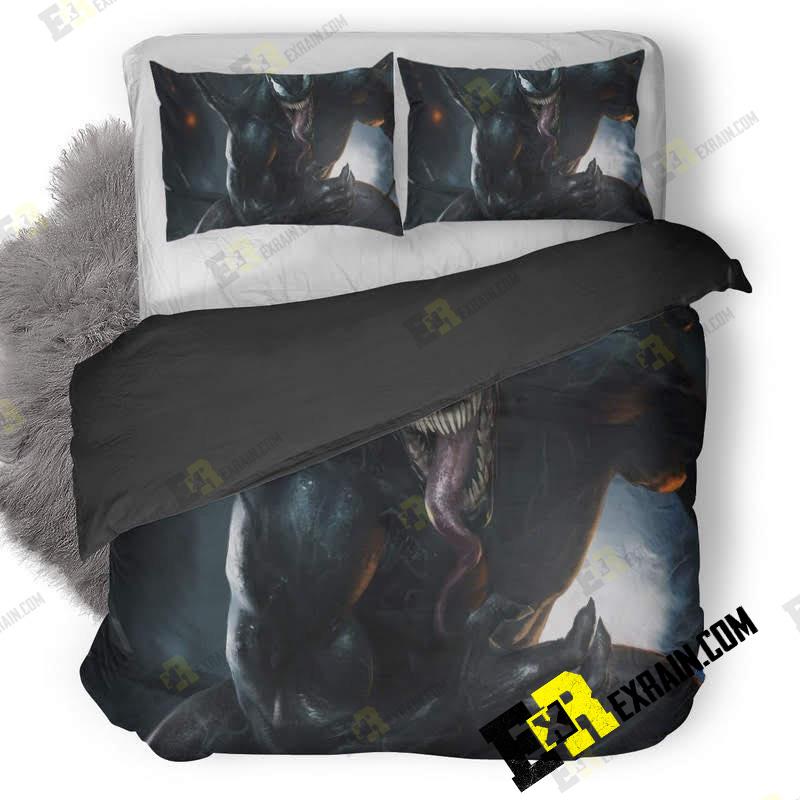 Venom Movie Art G6 3D Customized Duvet Cover Bedding Set