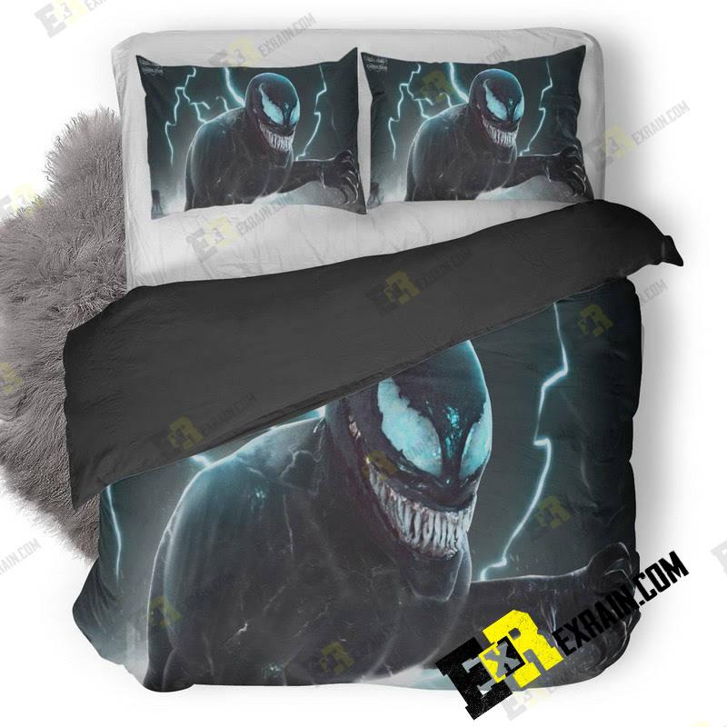 Venom Movie Artwork 3D Customized Duvet Cover Bedding Set