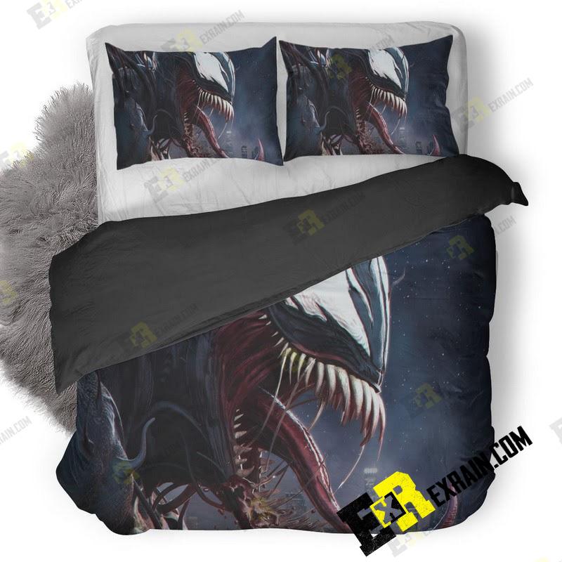 Venom Movie Digital Art Ot 3D Customized Duvet Cover Bedding Set