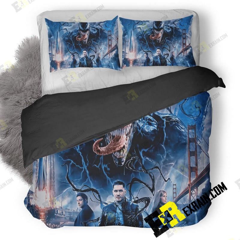 Venom Movie Hd Lf 3D Customized Duvet Cover Bedding Set