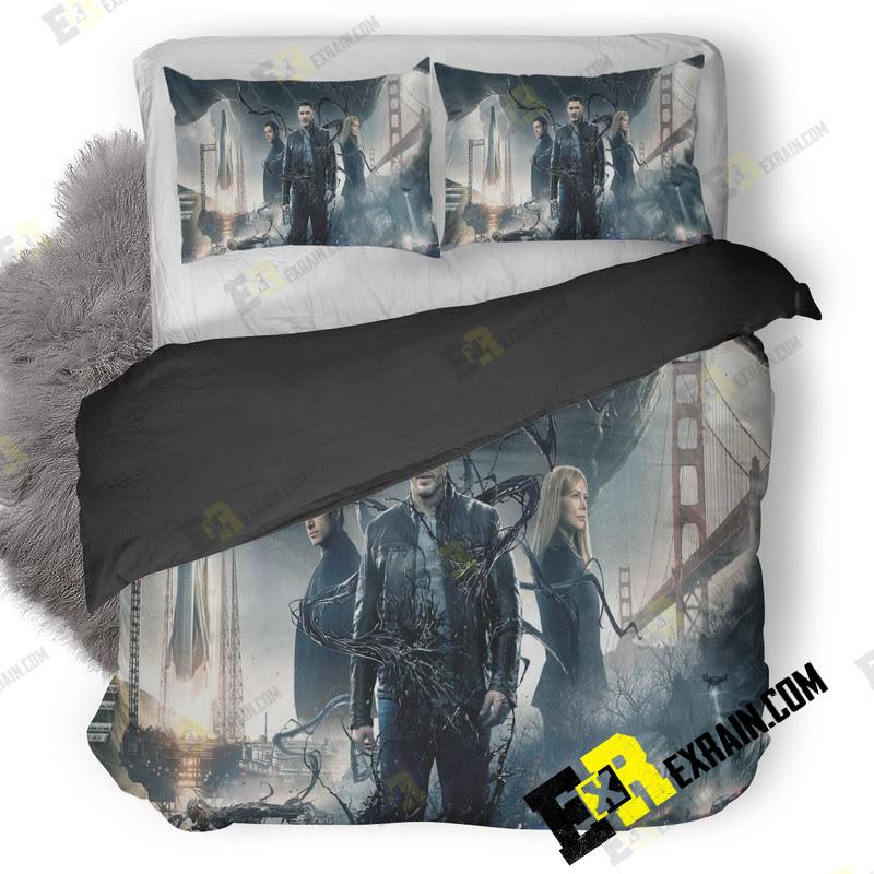 Venom Movie Official 3D Customized Duvet Cover Bedding Set