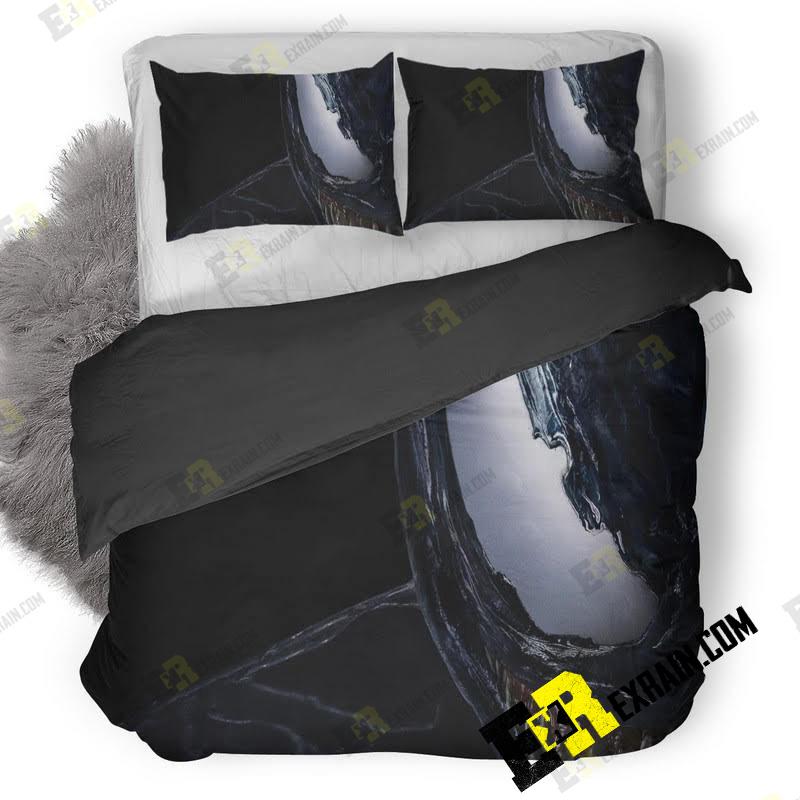 Venom Movie Official Poster 8K Mp 3D Customized Duvet Cover Bedding Set