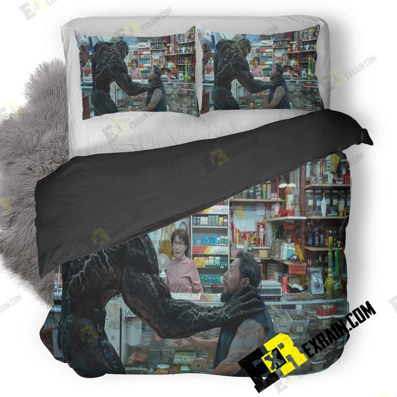 Venom Movie Qr 3D Customized Duvet Cover Bedding Set