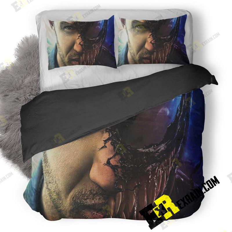 Venom Movie Tom Hardy Wg 3D Customized Duvet Cover Bedding Set