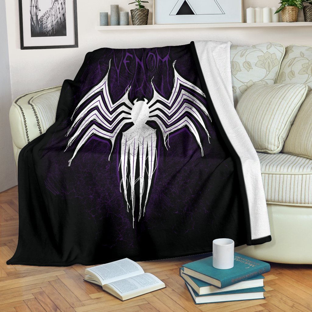 Venom Sherpa Blanket Cozy Blanket Fleece Blanket