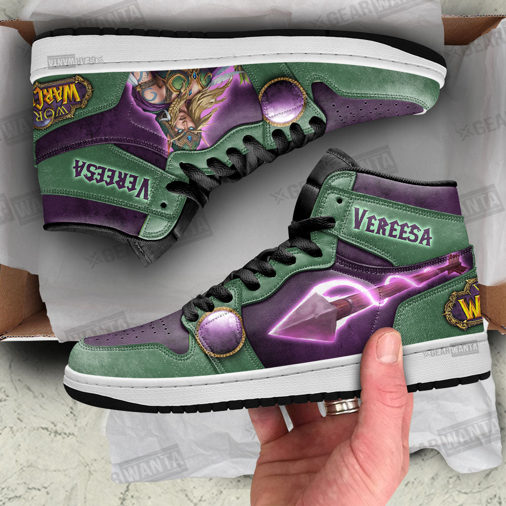 Vereesa World of Warcraft JD Sneakers Shoes For Fans, Air Jordan Hightop