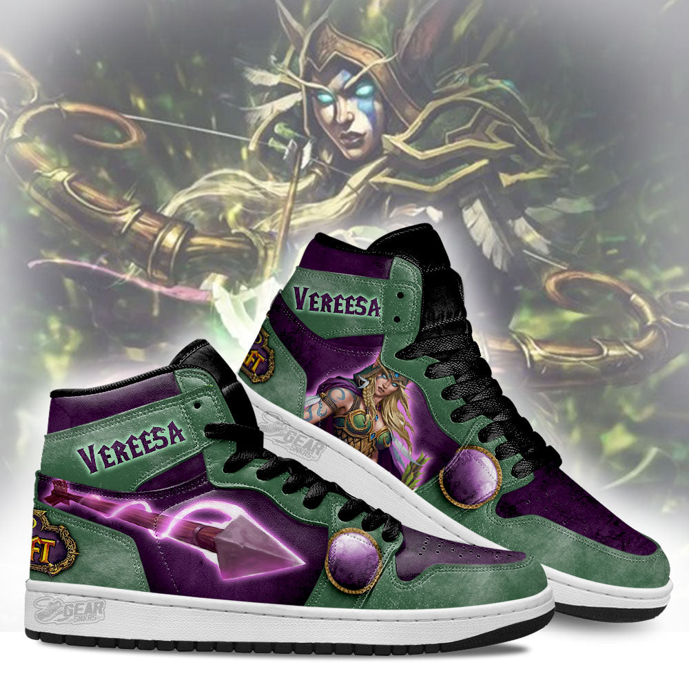 Vereesa World of Warcraft JD Sneakers Shoes For Fans, Air Jordan Hightop