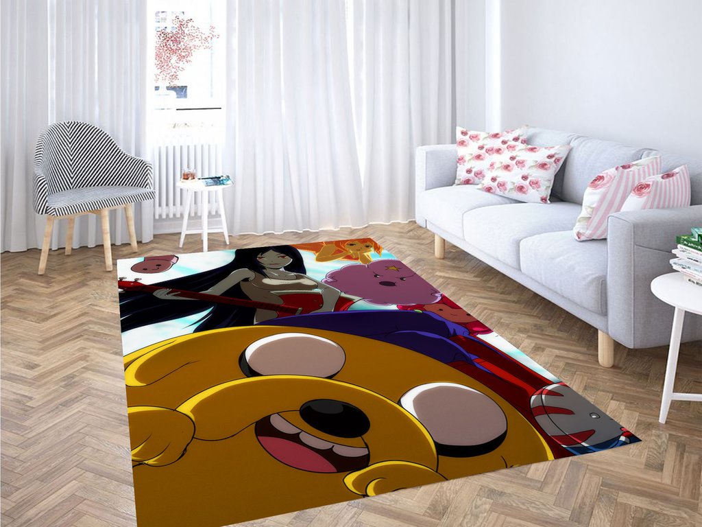 Very Cute Jack Adventure Time Living Room Modern Carpet Rectangle Rug